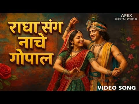 राधा संग नाचे गोपाल official YouTube thumbnail