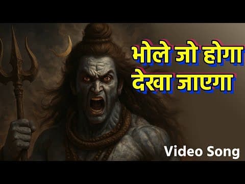भोले जो होगा देखा जाएगा official YouTube thumbnail