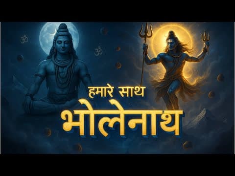 हमारे साथ भोलेनाथ बहुत ही प्यारा भजन official YouTube thumbnail